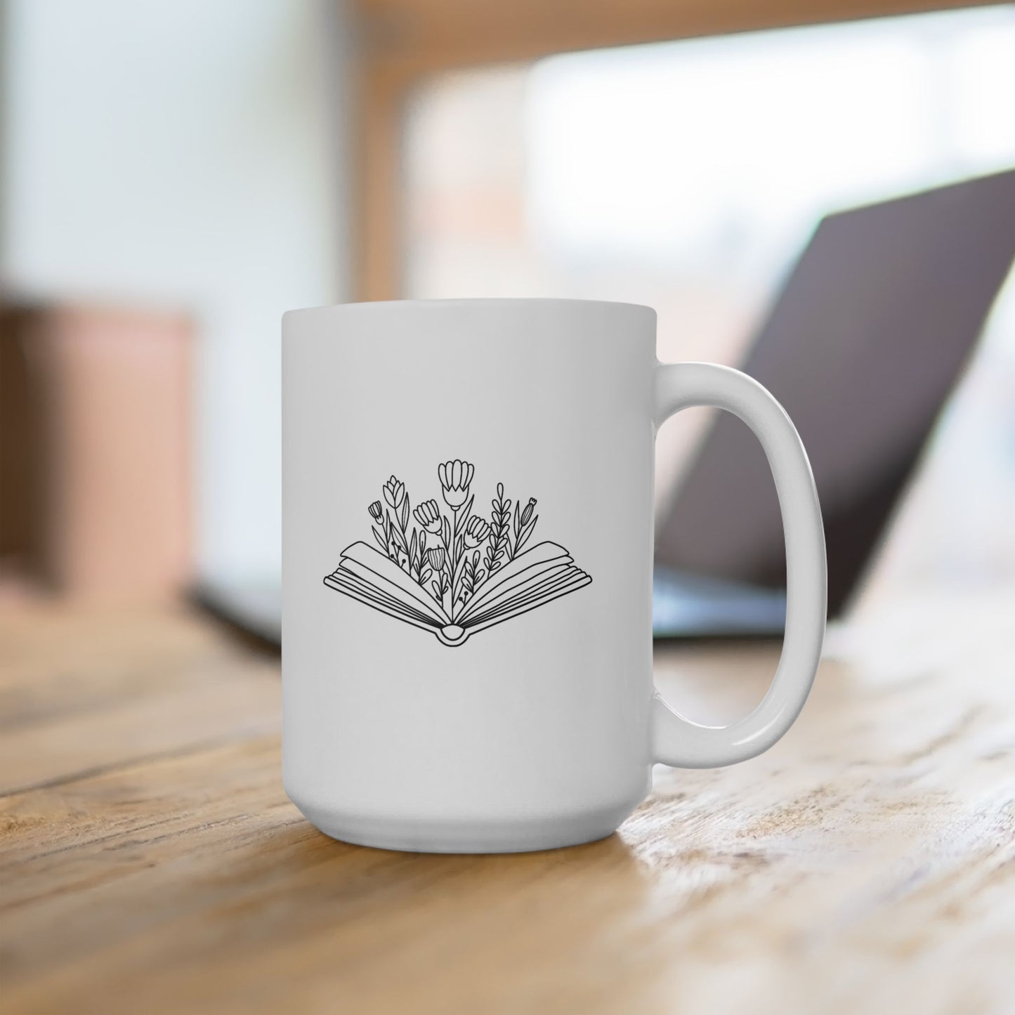Book Garden Ceramic Mug | Book Themed Mug | Reading Mug | Bookish Loving