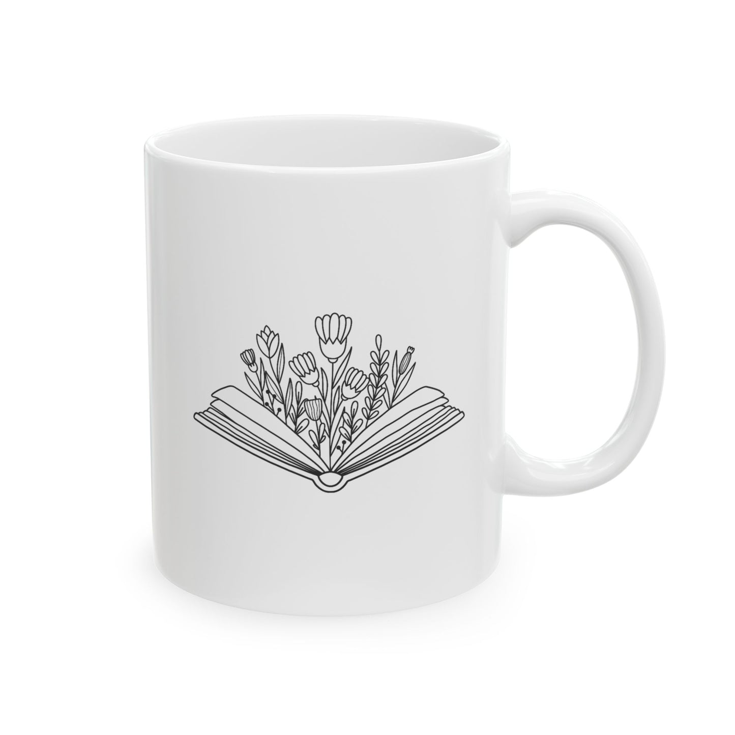 Book Garden Ceramic Mug | Book Themed Mug | Reading Mug | Bookish Loving