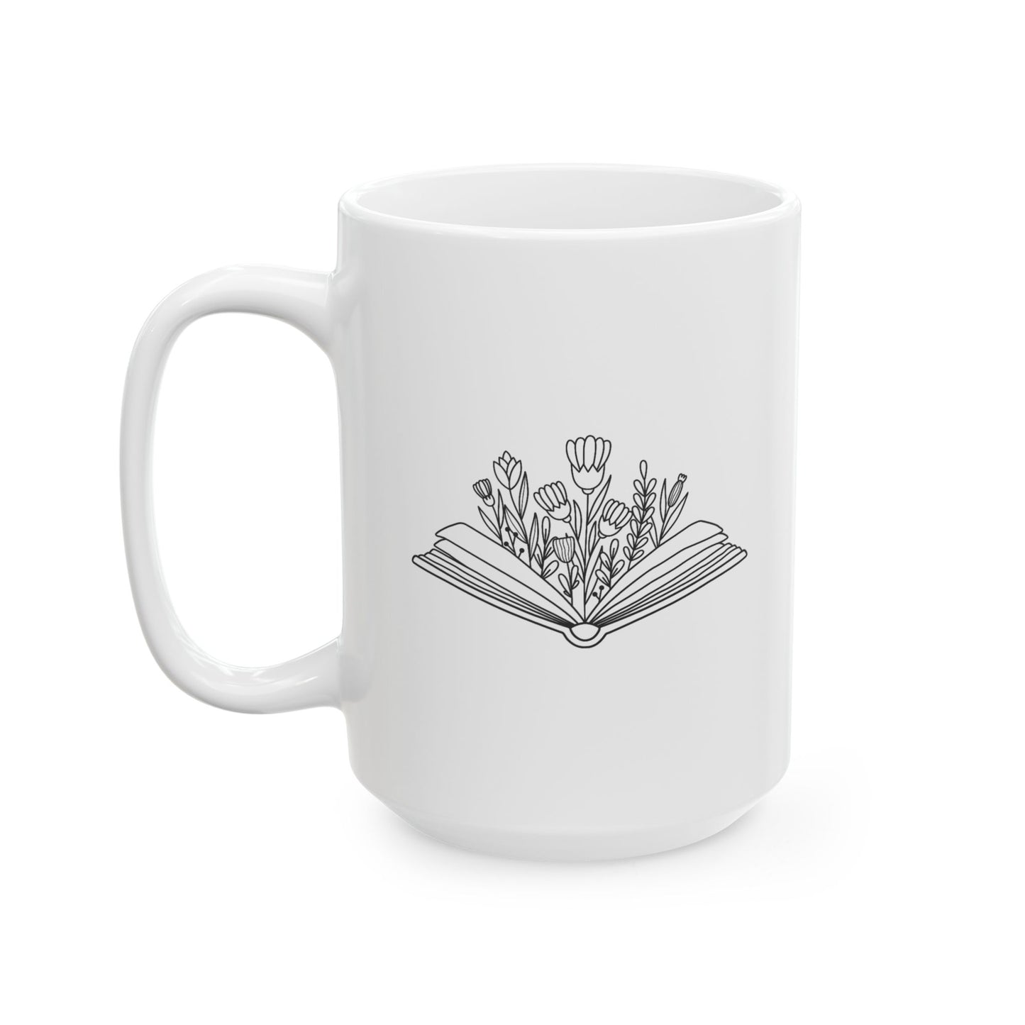 Book Garden Ceramic Mug | Book Themed Mug | Reading Mug | Bookish Loving