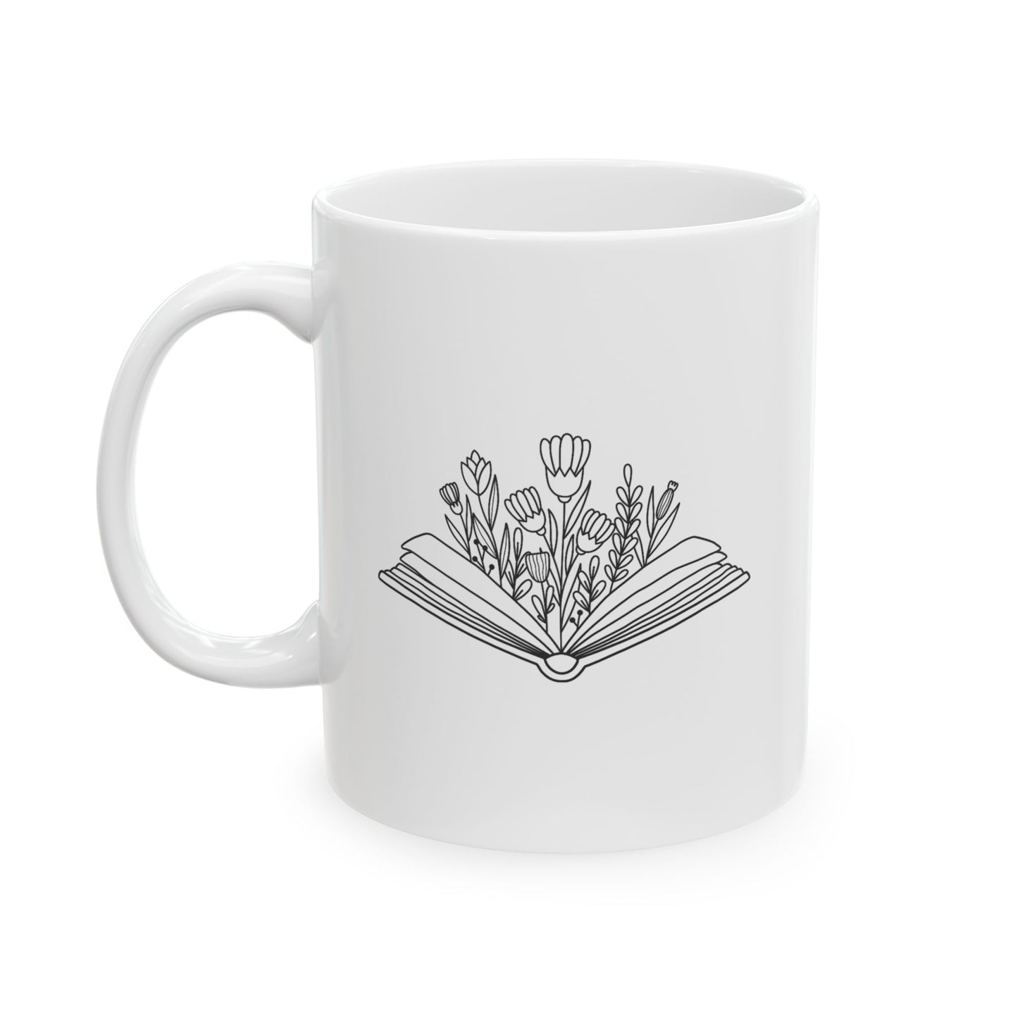 Book Garden Ceramic Mug | Book Themed Mug | Reading Mug | Bookish Loving