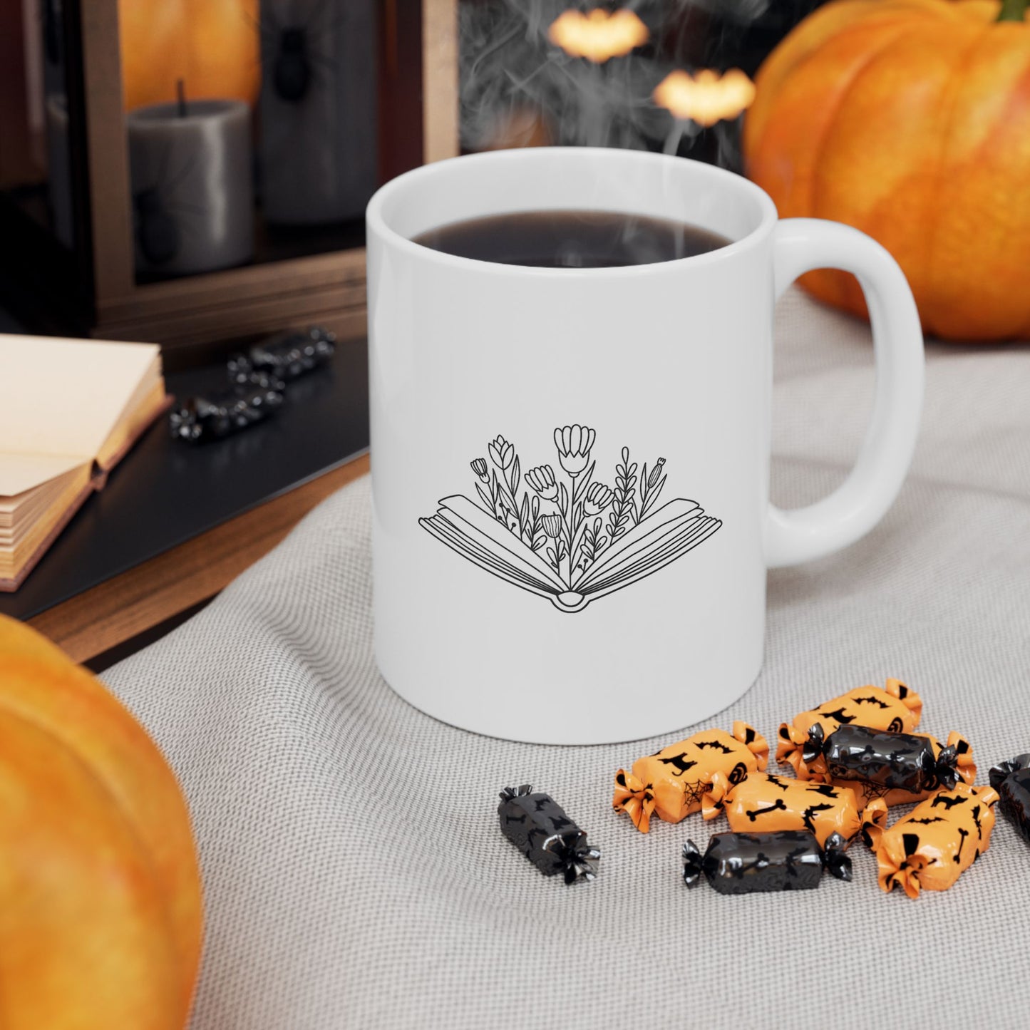 Book Garden Ceramic Mug | Book Themed Mug | Reading Mug | Bookish Loving