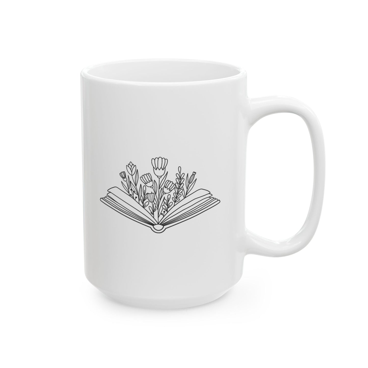 Book Garden Ceramic Mug | Book Themed Mug | Reading Mug | Bookish Loving