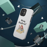 Merry Christmas Bookish Christmas Tree Phone Case | Dual-Layer Protection | Festive Literary Design | Fits iPhone 16 and More