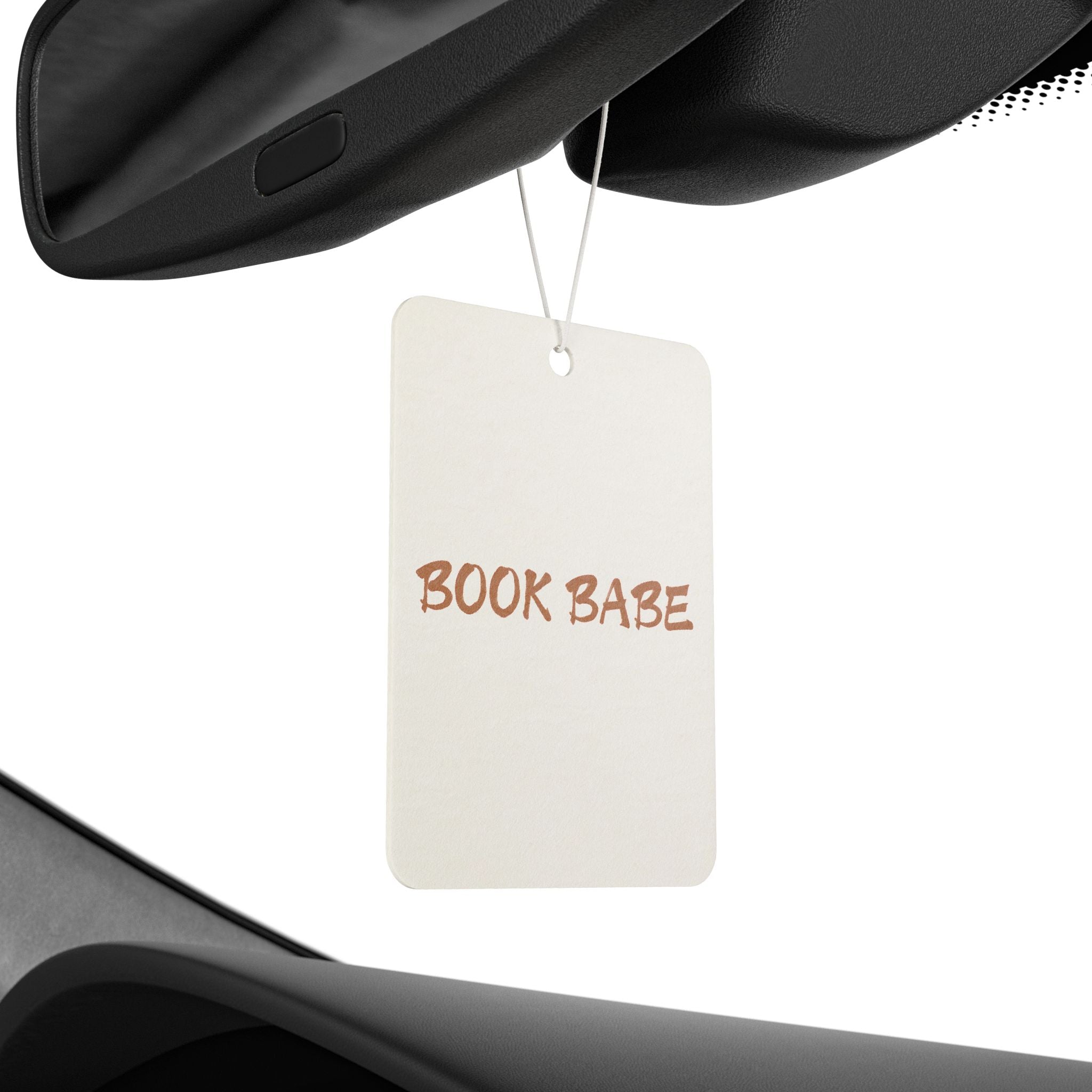 Book Babe Brown - Car Air Freshener - Bookish Loving