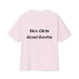 Hot Girls Read Books - Oversized Boxy Tee - Bookish Loving