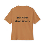 Hot Girls Read Books - Oversized Boxy Tee - Bookish Loving