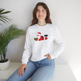 Nerdy Santa Crewneck | Cozy Unisex Fit | Fun Holiday Design | Perfect for Book & Holiday Lovers | Ethically Made