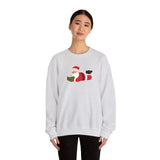 Nerdy Santa Crewneck | Cozy Unisex Fit | Fun Holiday Design | Perfect for Book & Holiday Lovers | Ethically Made