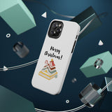 Merry Christmas Bookish Christmas Tree Phone Case | Dual-Layer Protection | Festive Literary Design | Fits iPhone 16 and More