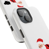 Nerdy Santa Phone Case | Dual-Layer Protection | Fun Holiday Design | Fits iPhone 16 and More