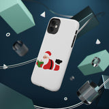 Nerdy Santa Phone Case | Dual-Layer Protection | Fun Holiday Design | Fits iPhone 16 and More