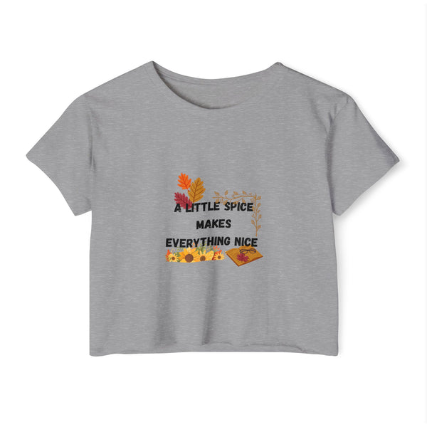 A Little Spice Cropped Tee - Bookish Loving