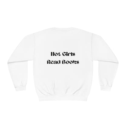 Hot Girls Read Books - Crewneck Sweatshirt - Bookish Loving