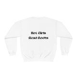 Hot Girls Read Books - Crewneck Sweatshirt - Bookish Loving