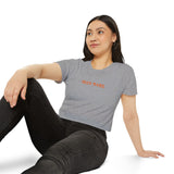 Book Babe Orange - Cropped Tee - Bookish Loving