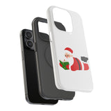 Nerdy Santa Phone Case | Dual-Layer Protection | Fun Holiday Design | Fits iPhone 16 and More