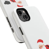 Nerdy Santa Phone Case | Dual-Layer Protection | Fun Holiday Design | Fits iPhone 16 and More