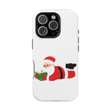 Nerdy Santa Phone Case | Dual-Layer Protection | Fun Holiday Design | Fits iPhone 16 and More