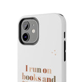 "I Love Books and Christmas Cheer" iPhone Case | Tough Dual-Layer Protection | Wireless Charging Compatible | Durable & Impact-Resistant | Holiday & Book Lover Theme