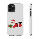 Nerdy Santa Phone Case | Dual-Layer Protection | Fun Holiday Design | Fits iPhone 16 and More