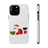 Nerdy Santa Phone Case | Dual-Layer Protection | Fun Holiday Design | Fits iPhone 16 and More