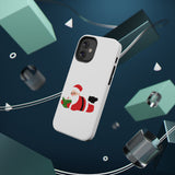 Nerdy Santa Phone Case | Dual-Layer Protection | Fun Holiday Design | Fits iPhone 16 and More