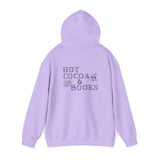 Hot Cocoa and Books Hoodie | Cozy Winter Design | Cotton-Polyester Blend | Perfect for Book Lovers