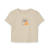 Nerd Ghost - Women's Baby Tee - Bookish Loving