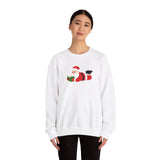 Nerdy Santa Crewneck | Cozy Unisex Fit | Fun Holiday Design | Perfect for Book & Holiday Lovers | Ethically Made