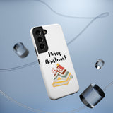 Merry Christmas Bookish Christmas Tree Phone Case | Dual-Layer Protection | Festive Literary Design | Fits iPhone 16 and More