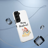 Merry Christmas Bookish Christmas Tree Phone Case | Dual-Layer Protection | Festive Literary Design | Fits iPhone 16 and More