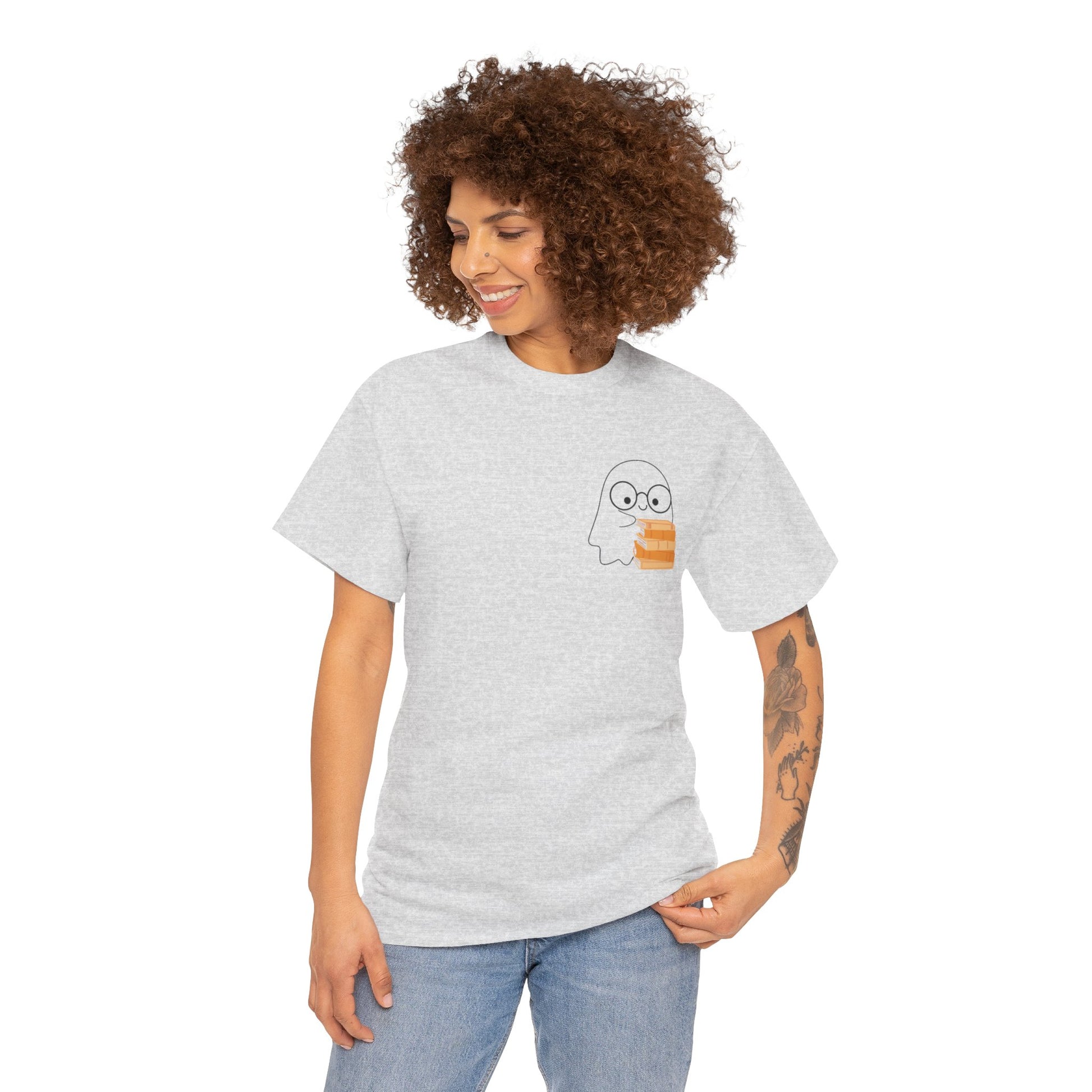 Nerd Ghost - Tee - Bookish Loving