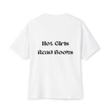 Hot Girls Read Books - Oversized Boxy Tee - Bookish Loving