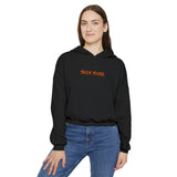 Book Babe Orange - Cinched Bottom Hoodie - Bookish Loving