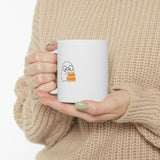 Nerd Ghost - White Mug - Bookish Loving