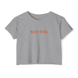 Book Babe Orange - Cropped Tee - Bookish Loving