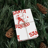 Santa Squad Wrapping Paper | Holiday Gift Wrap Design | Available in Matte & Satin Finishes | Eco-Friendly Printed Gift Wrap