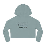 Because You Were Broken (A Court of Thorns and Roses) - Cropped Hoodie - Bookish Loving