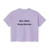 Hot Girls Read Books - Women's Boxy Tee - Bookish Loving