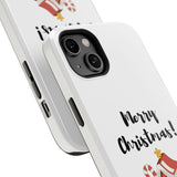 Merry Christmas Bookish Christmas Tree Phone Case | Dual-Layer Protection | Festive Literary Design | Fits iPhone 16 and More