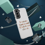 I Run on Books and Christmas Cheer | Custom Impact Resistant iPhone Case | Holiday Design | Durable and Slim Fit | Fits Multiple iPhone Models