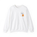 Nerd Ghost - Crewneck Sweatshirt - Bookish Loving