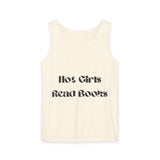 Hot Girls Read Books - Garment-Dyed Tank Top - Bookish Loving