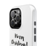 Merry Christmas Bookish Christmas Tree Phone Case | Dual-Layer Protection | Festive Literary Design | Fits iPhone 16 and More