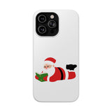 Nerdy Santa Phone Case | Dual-Layer Protection | Fun Holiday Design | Fits iPhone 16 and More