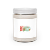 Books and Hot Cocoa | 9oz Soy Wax Candle | Cozy Holiday Scents | Clear Glass Jar | Perfect for Book Lovers