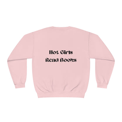 Hot Girls Read Books - Crewneck Sweatshirt - Bookish Loving