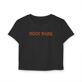 Book Babe Brown - Women's Baby Tee - Bookish Loving