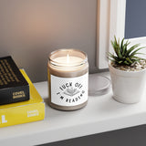 F Off - Scented Candle - Bookish Loving