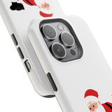 Nerdy Santa Phone Case | Dual-Layer Protection | Fun Holiday Design | Fits iPhone 16 and More